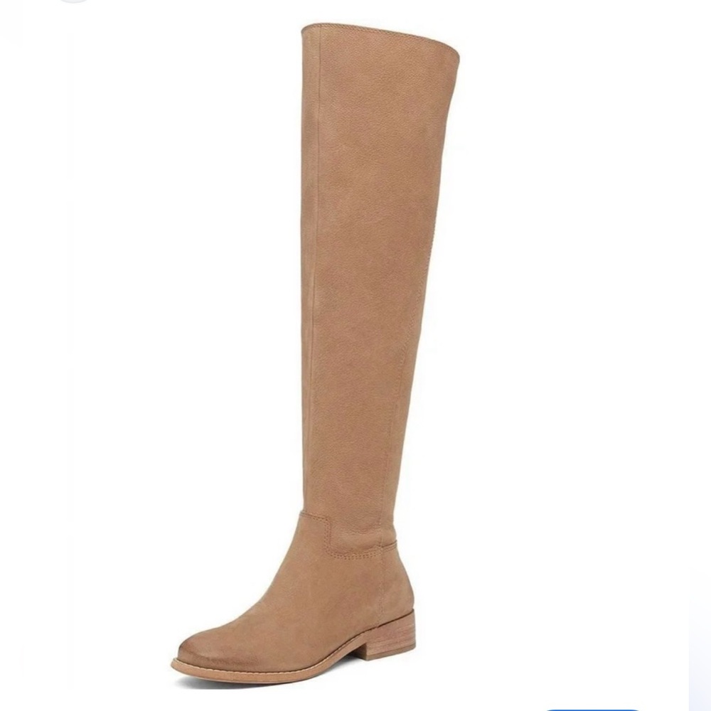Lucky Brand Havaso Tan Over the Knee Leather Boots